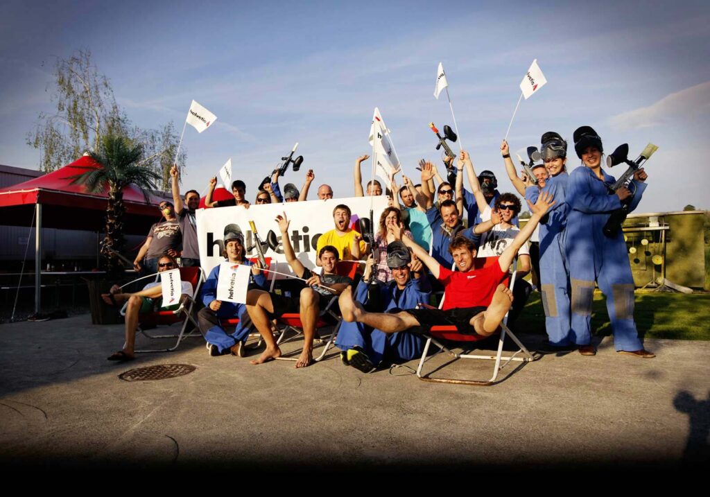 Paintball Arena Action